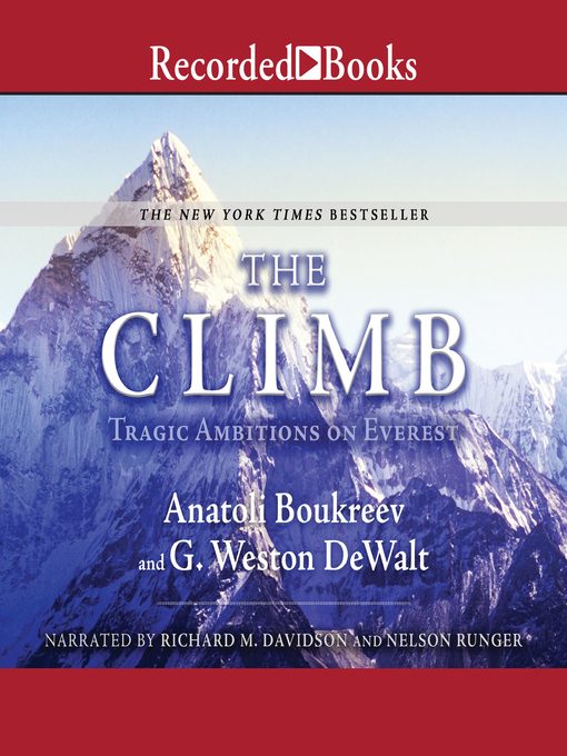 Title details for The Climb by Anatoli Boukreev - Wait list